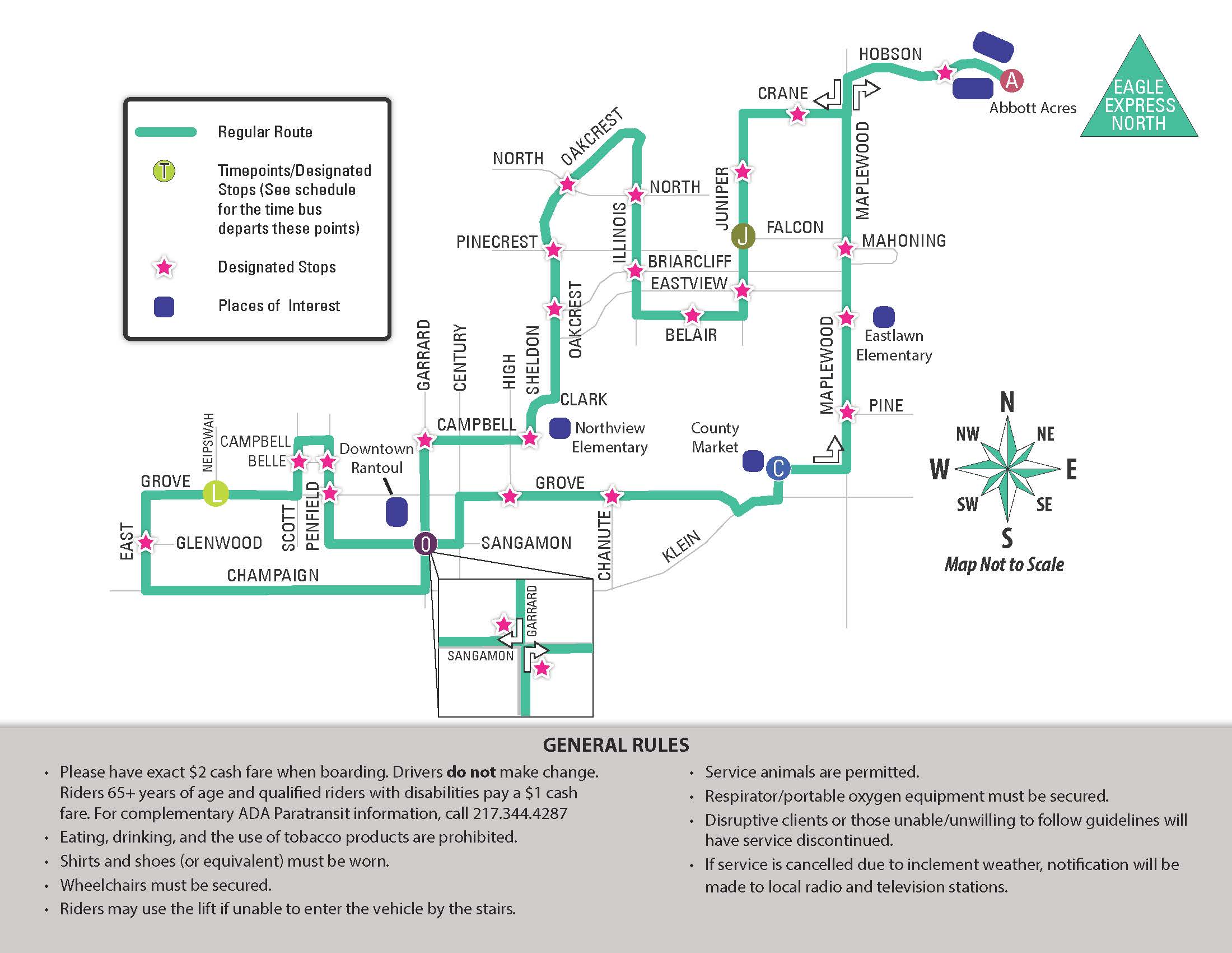 CCARTS Eagle Express North Schedule Map Handout (11-19-18)_Page_1